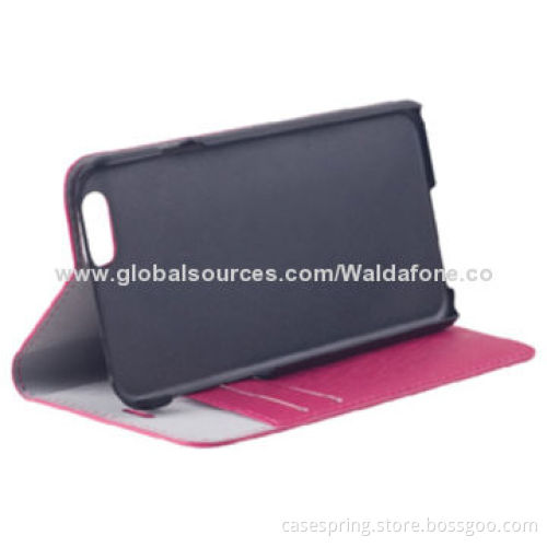PU Leather Cases for iPhone 6 with Three Credit Card Wallets Style, Special Designs